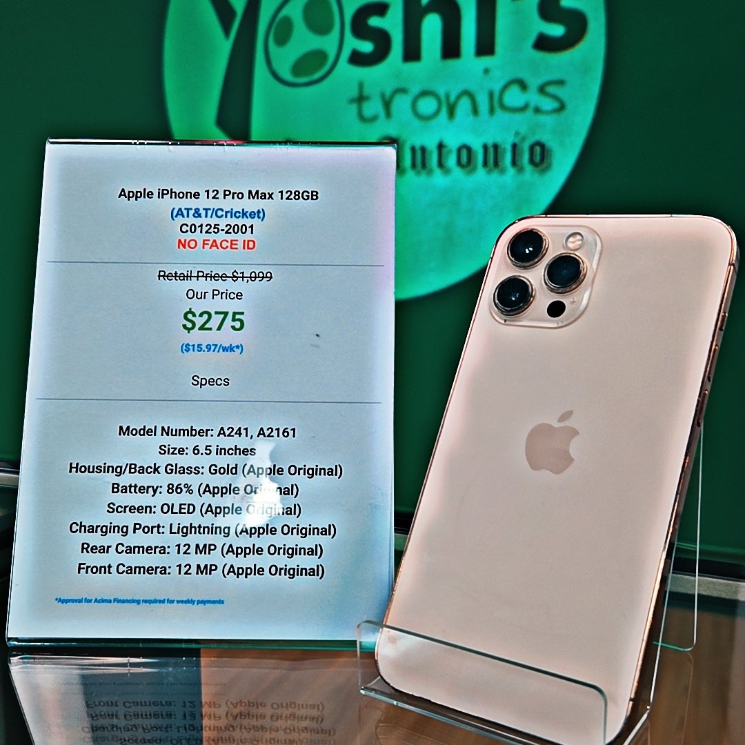 Apple IPhone 12 Pro Max 128GB ( AT&T/Cricket) (C0125-2001
